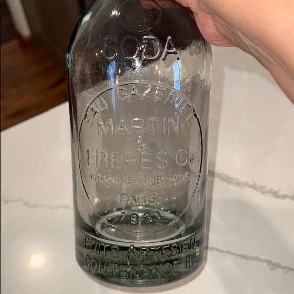 Martin & Freres Eau Gazeifiee -Paris 1931 Vintage Soda Bottle - - Picture 7 of 7